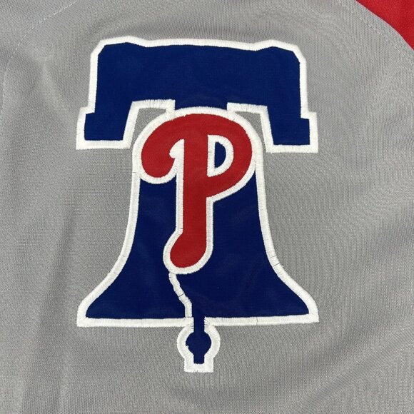 Philadelphia Phillies Jim Thome #25 Baseball Jersey Mens M Gray Nike Team MLB - Picture 2 of 12